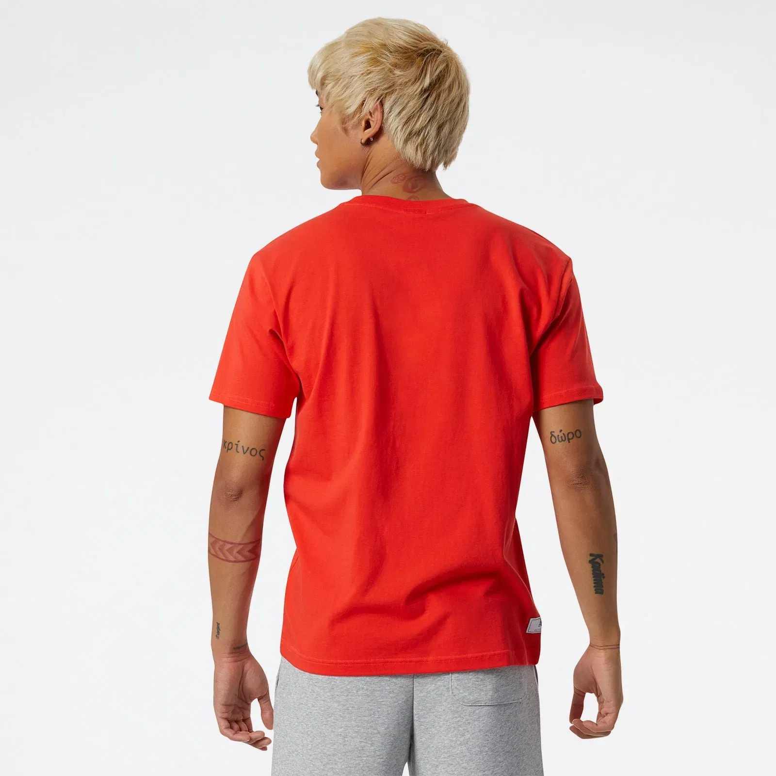 New Balance NB Hoops Essential Tee - ENERGY RED