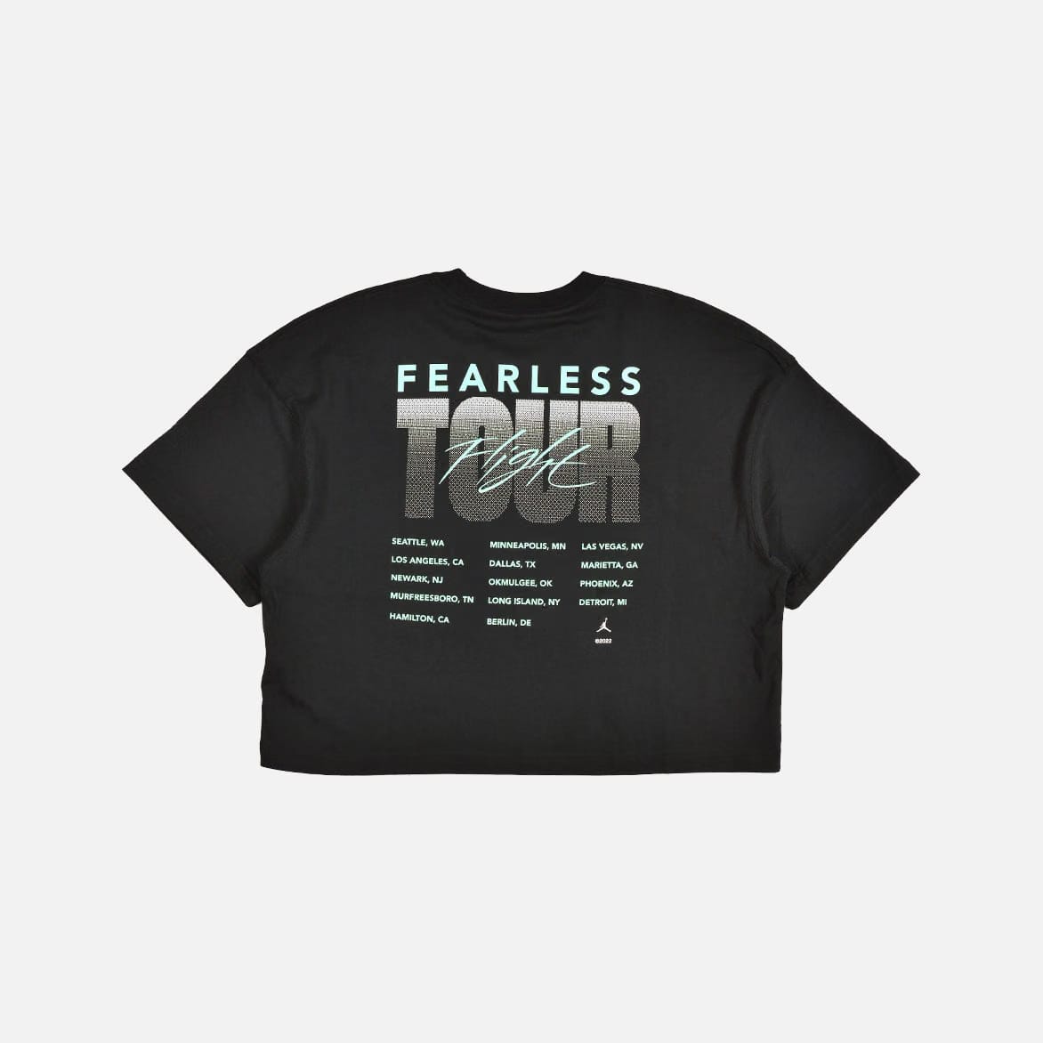 Air Jordan WMNS AIR JORDAN HL FEARLESS SS BOXY CREW TEE - BLACK