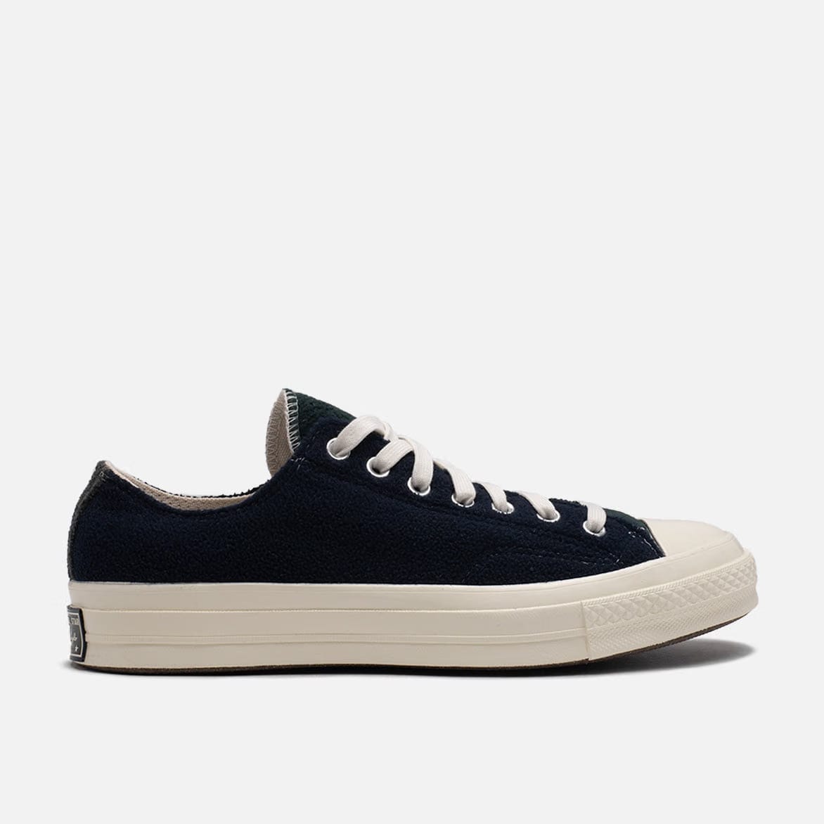 Converse RENEW CHUCK 70 OX UPCYCLED FLEECE - BLACK / BLUE / GREEN