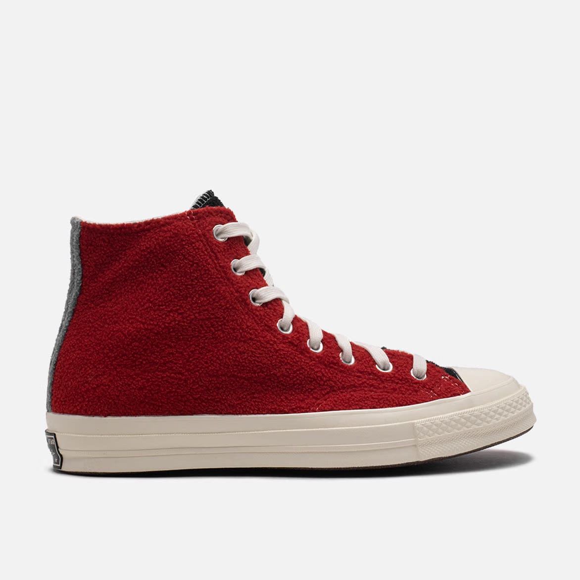 Converse RENEW CHUCK 70 HIGH UPCYCLED FLEECE - RED / BLACK / BLUE