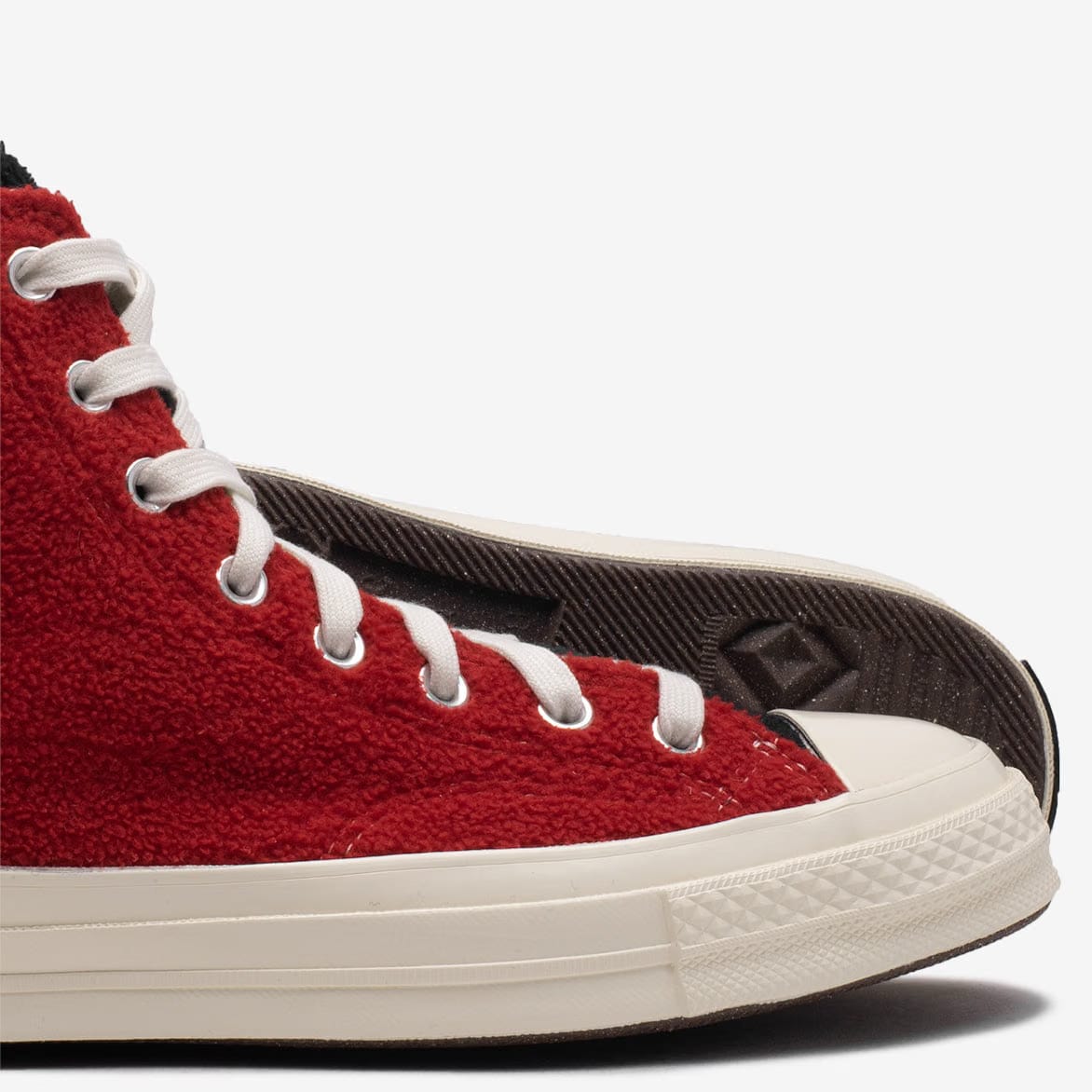 Converse RENEW CHUCK 70 HIGH UPCYCLED FLEECE - RED / BLACK / BLUE