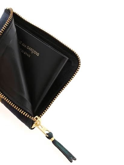 COMME DES GARCONS WALLET SA3100TP TARTAN PATCHWORK - GREEN