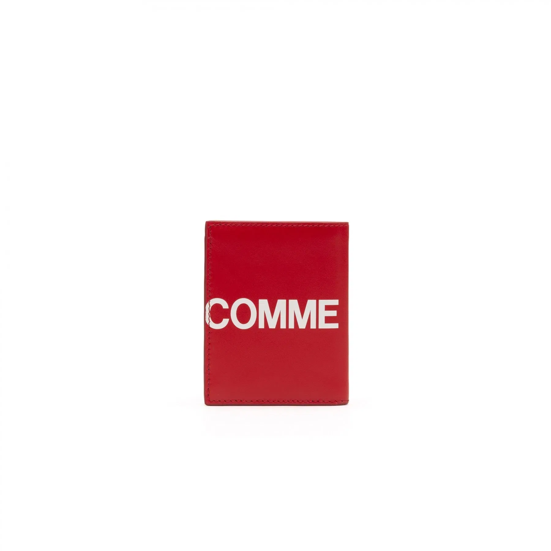 COMME DES GARCONS WALLET HUGE LOGO WALLET - RED
