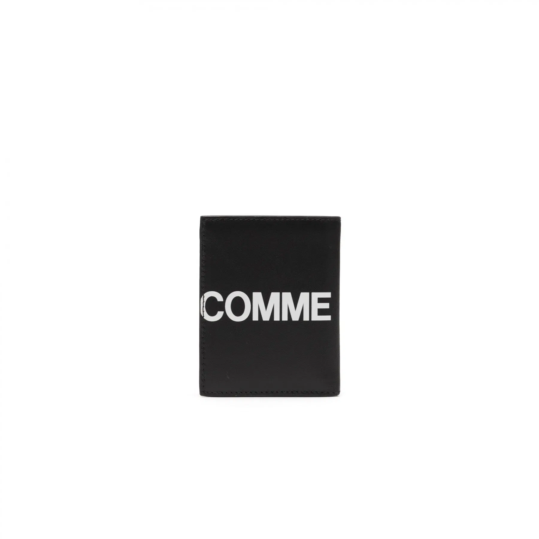 COMME DES GARCONS WALLET HUGE LOGO WALLET - BLACK