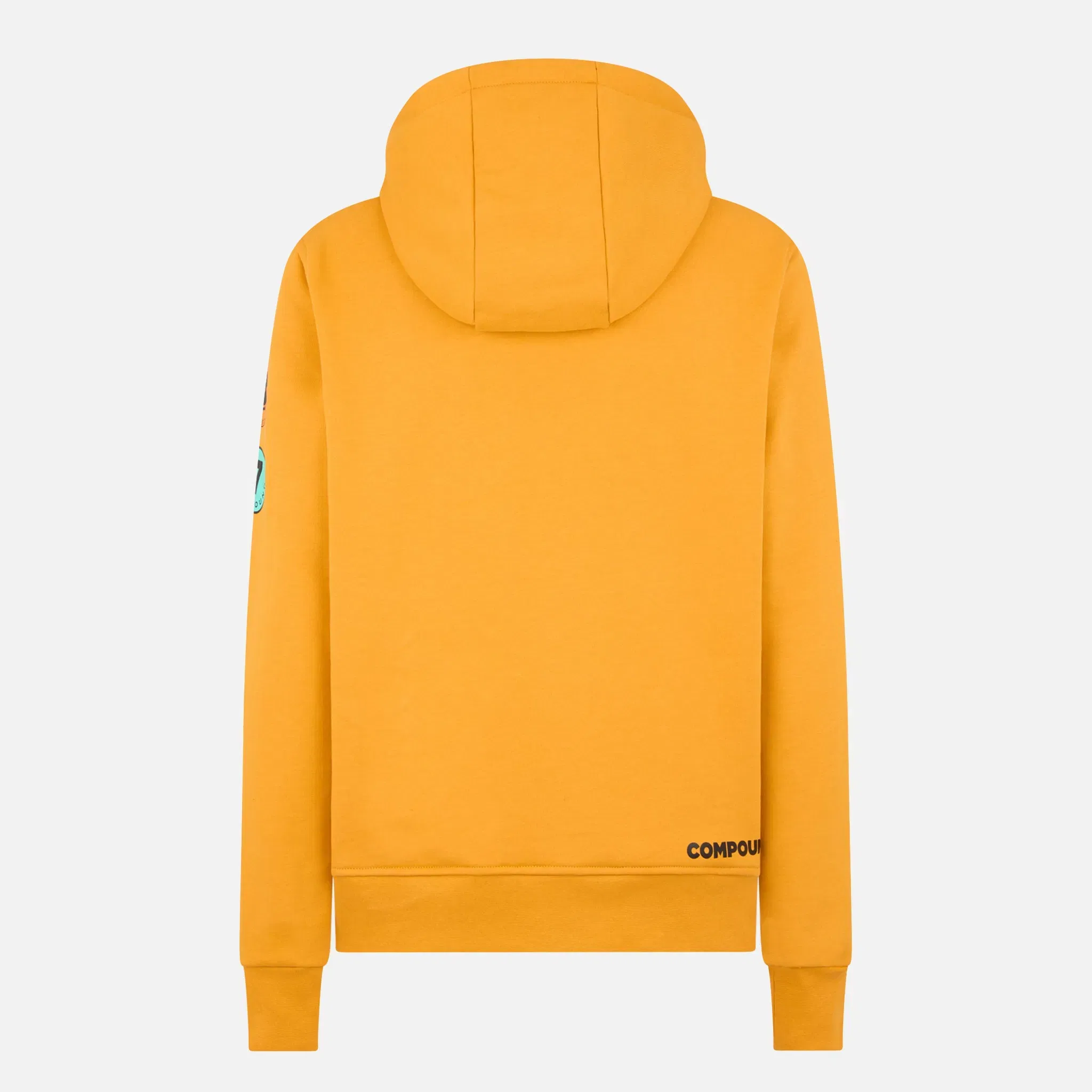 Save The Duck COMPOUND X SAVE THE DUCK "DUCK" HOODIE - YELLOW / BLACK