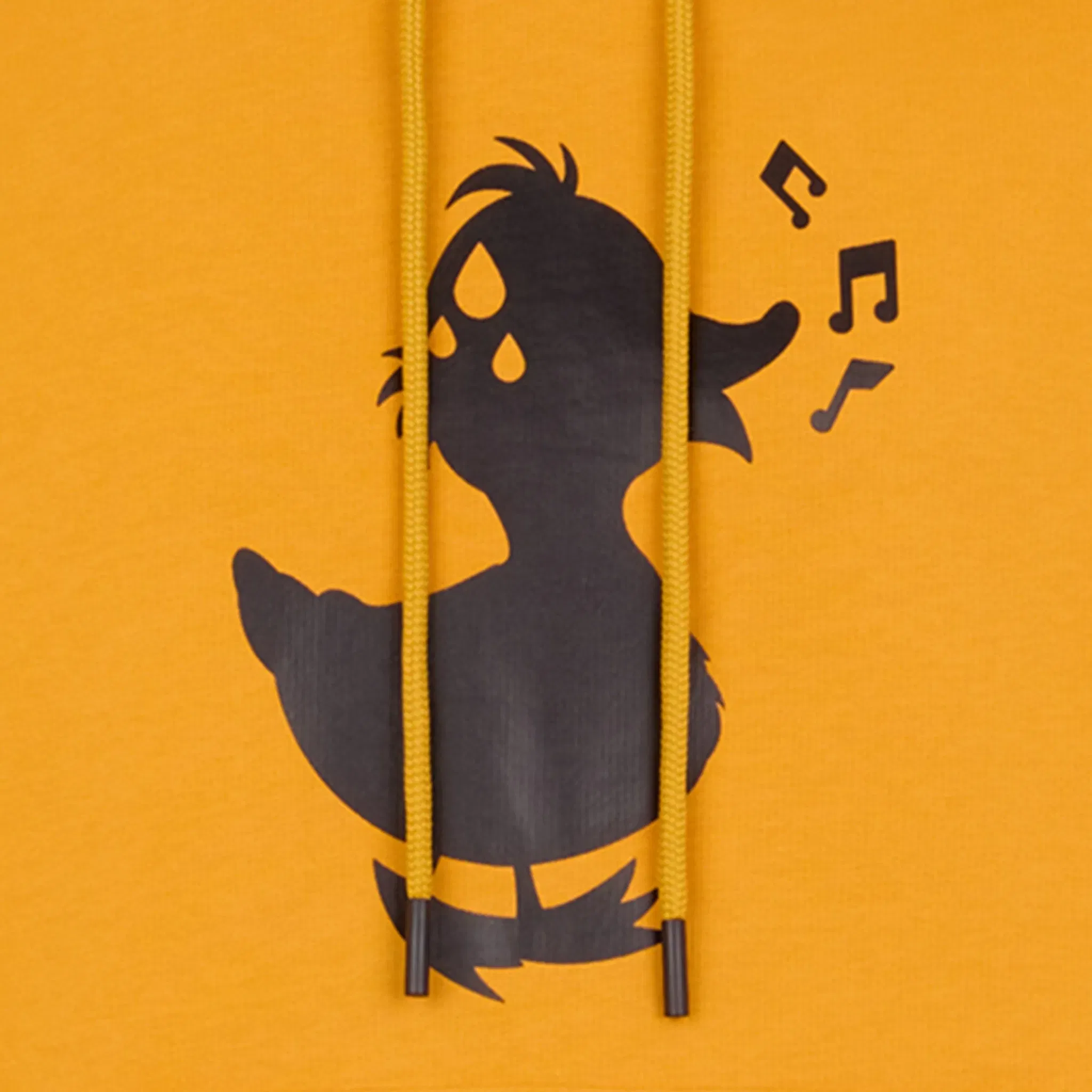 Save The Duck COMPOUND X SAVE THE DUCK "DUCK" HOODIE - YELLOW / BLACK