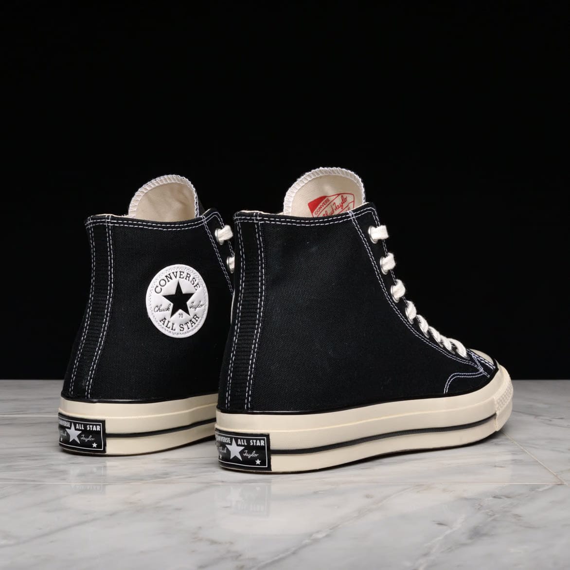 Converse CHUCK 70 HIGH - BLACK / EGRET