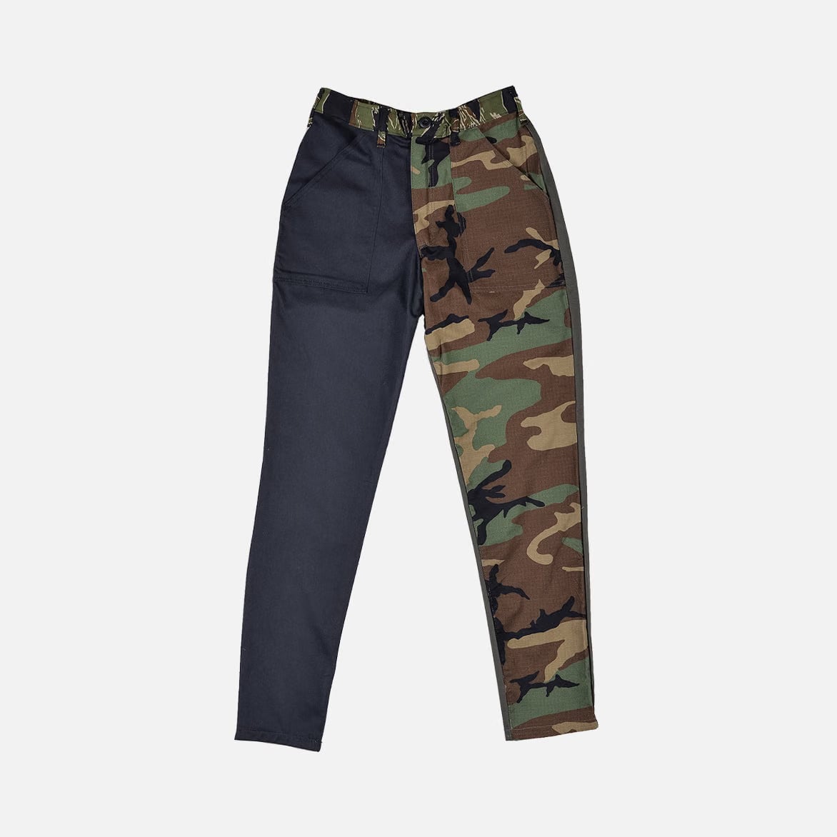 stan ray RECONSTRUCT TAPER FATIGUE PANT - NAVY / WOODLAND (2)