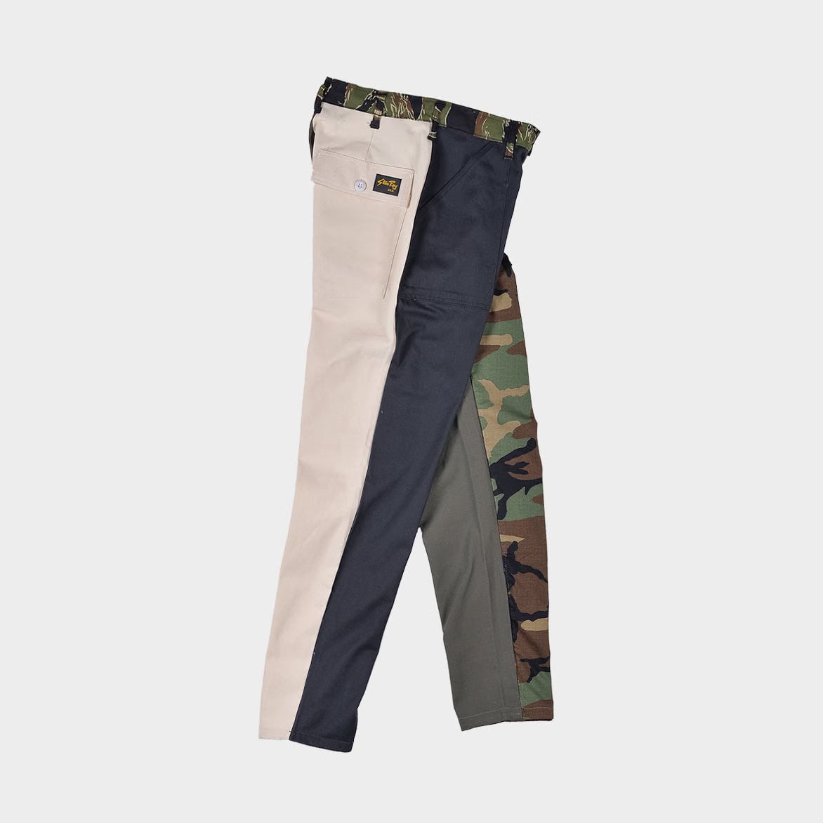 stan ray RECONSTRUCT TAPER FATIGUE PANT - NAVY / WOODLAND (2)