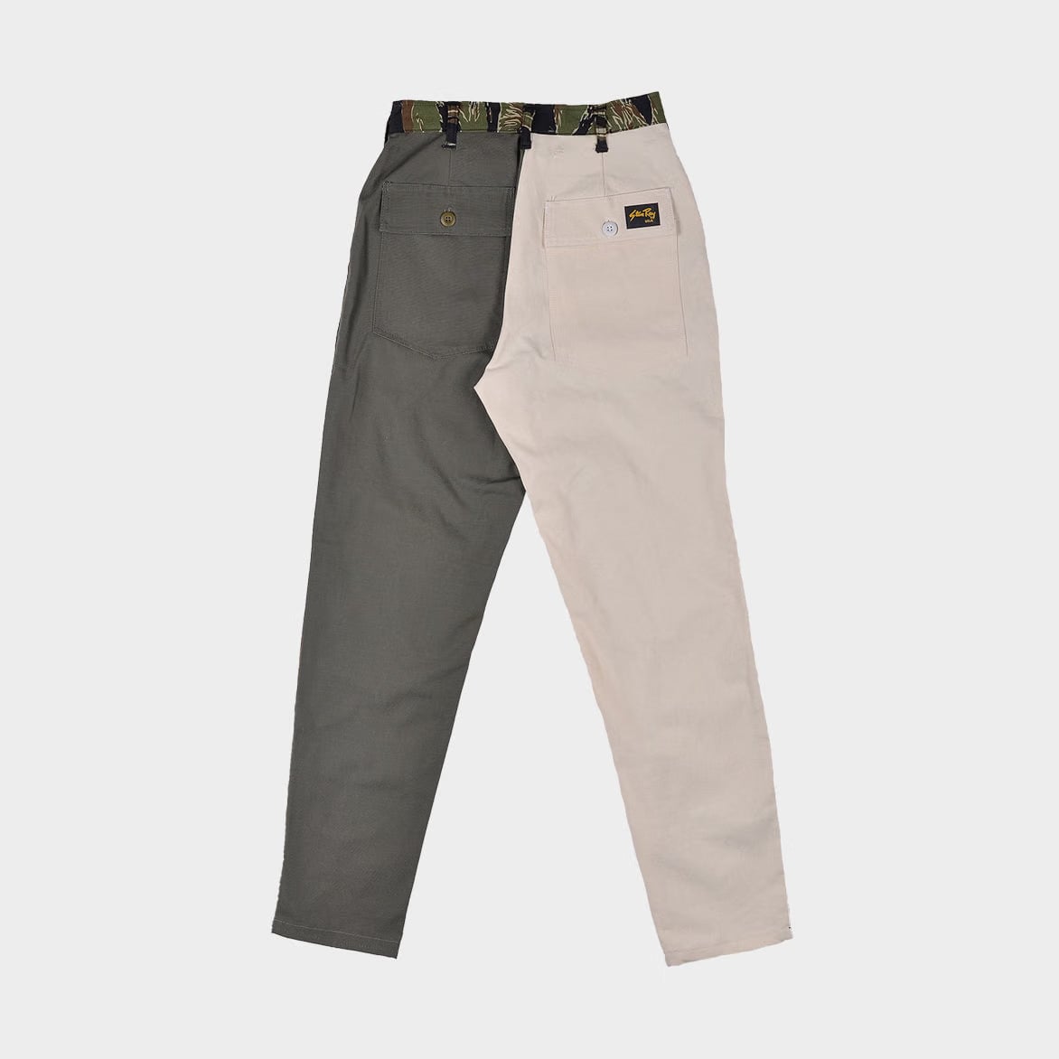 stan ray RECONSTRUCT TAPER FATIGUE PANT - NAVY / WOODLAND (2)