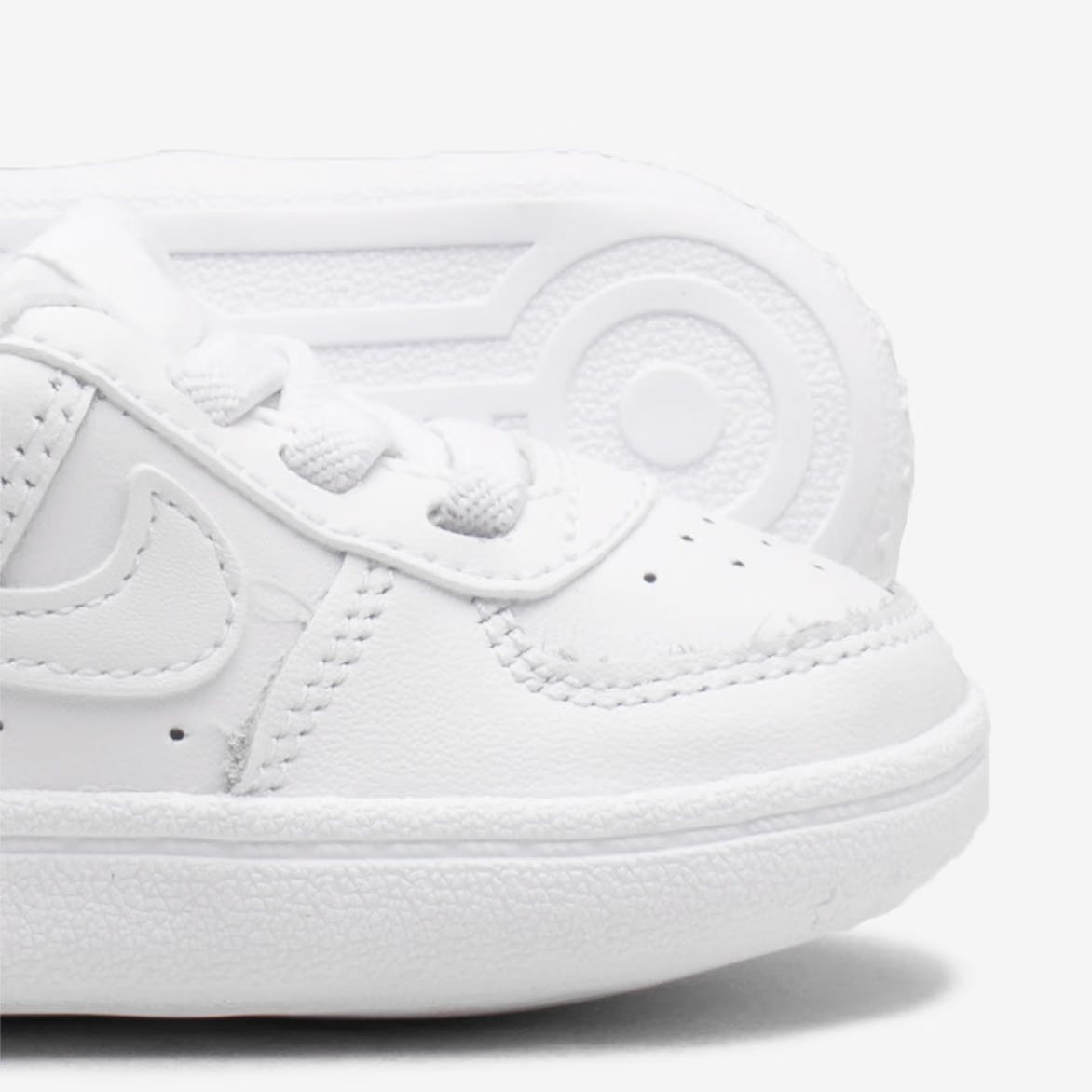 Nike AIR FORCE 1 CRIB - WHITE / WHITE