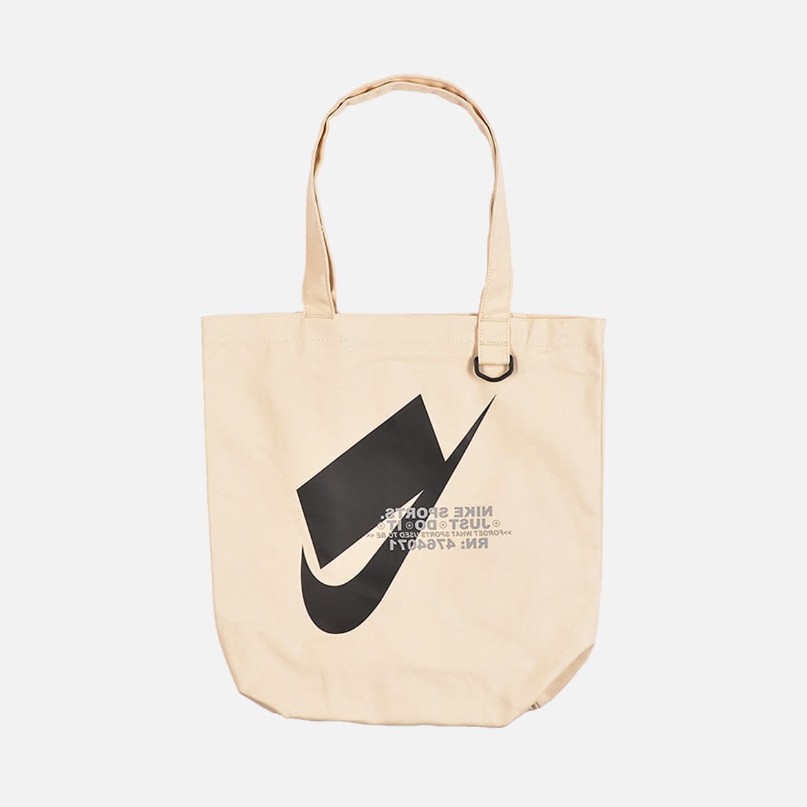 Nike HERITAGE TOTE BAG - NATURAL / FLAT SILVER / BLACK