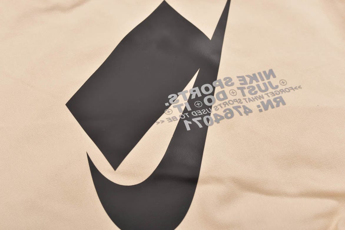 Nike HERITAGE TOTE BAG - NATURAL / FLAT SILVER / BLACK