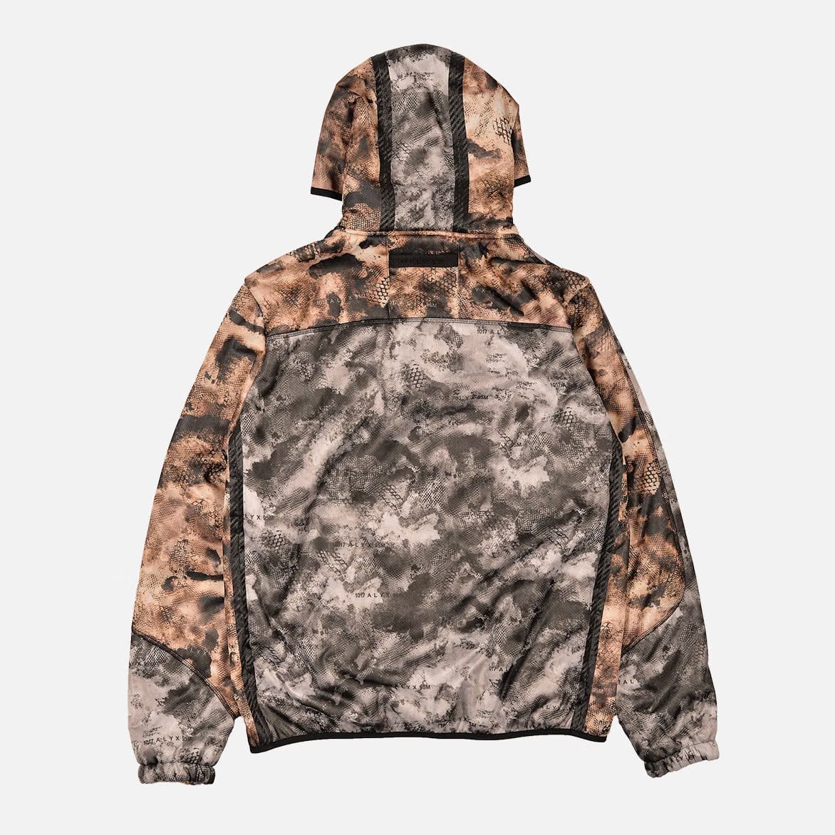 1017 ALYX 9SM MESH POLAR FLEECE ZIP UP HOODIE - CAMO