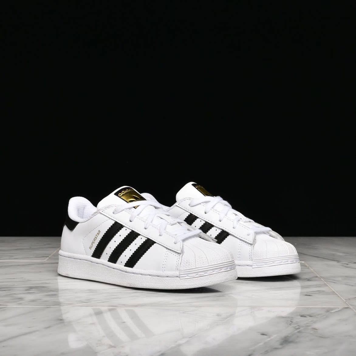 adidas SUPERSTAR (PS) - WHITE / BLACK