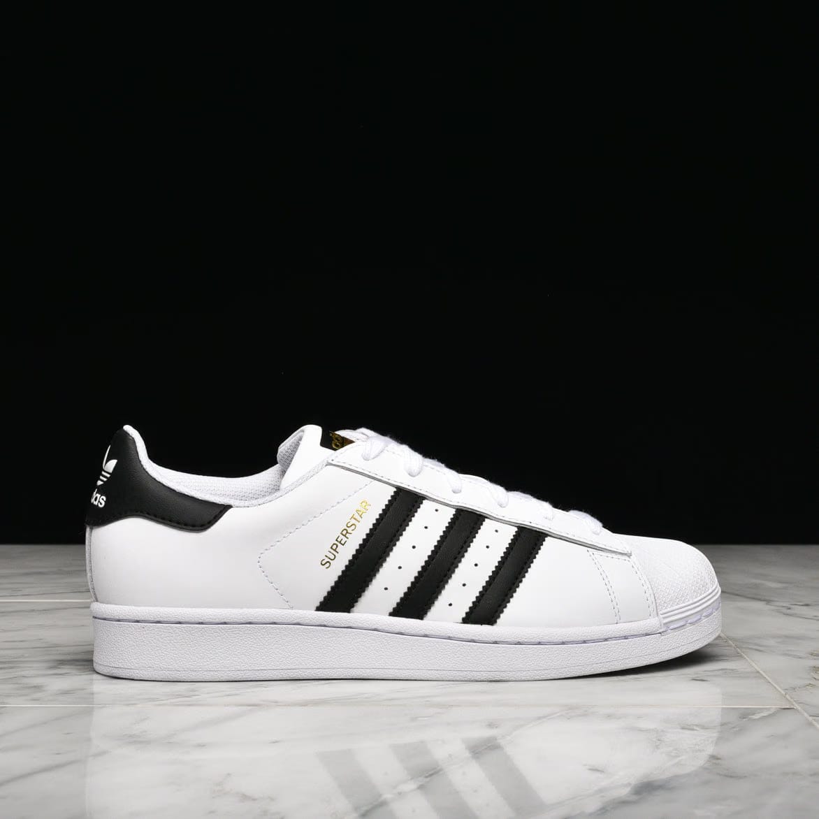 adidas SUPERSTAR (GS) - WHITE / BLACK