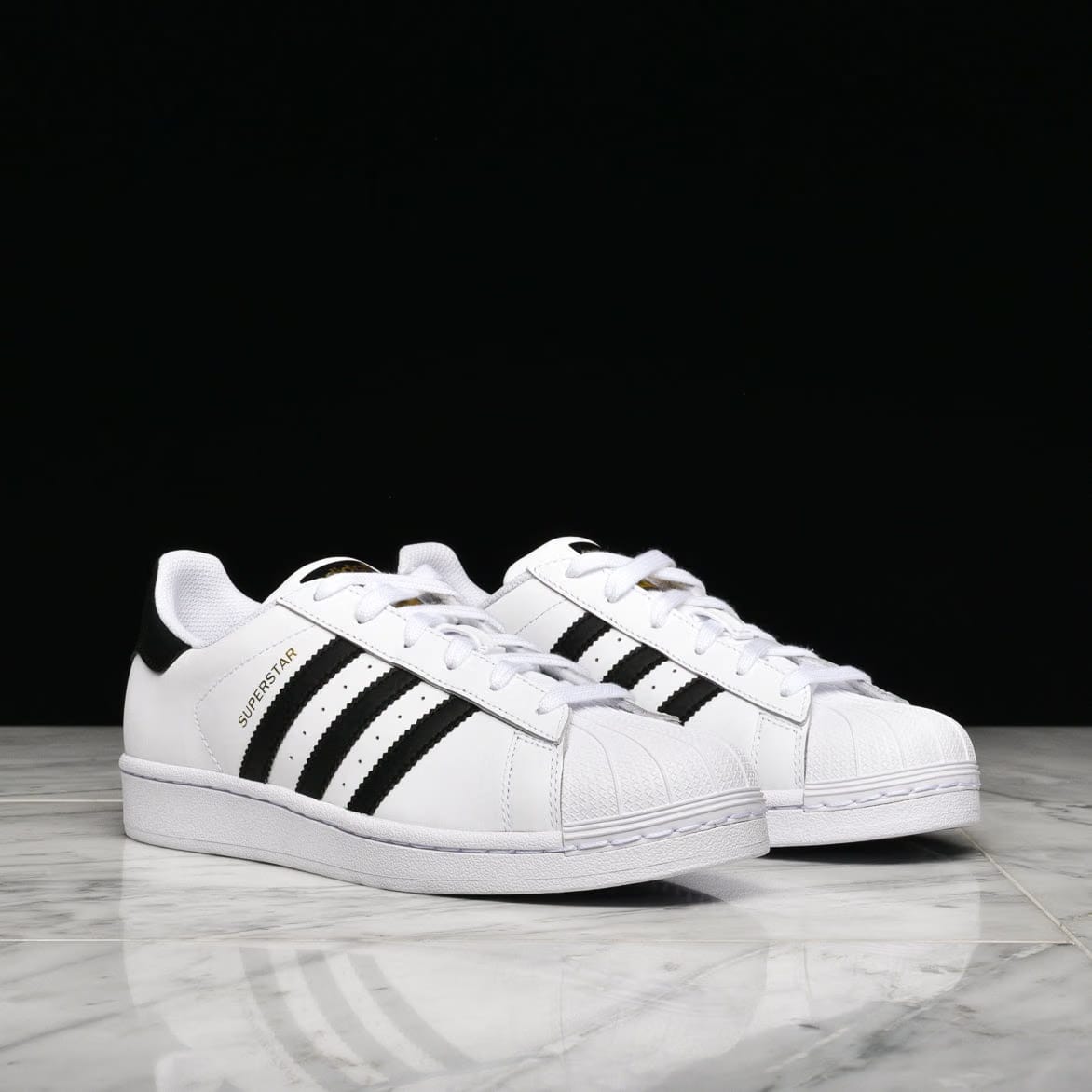 adidas SUPERSTAR (GS) - WHITE / BLACK