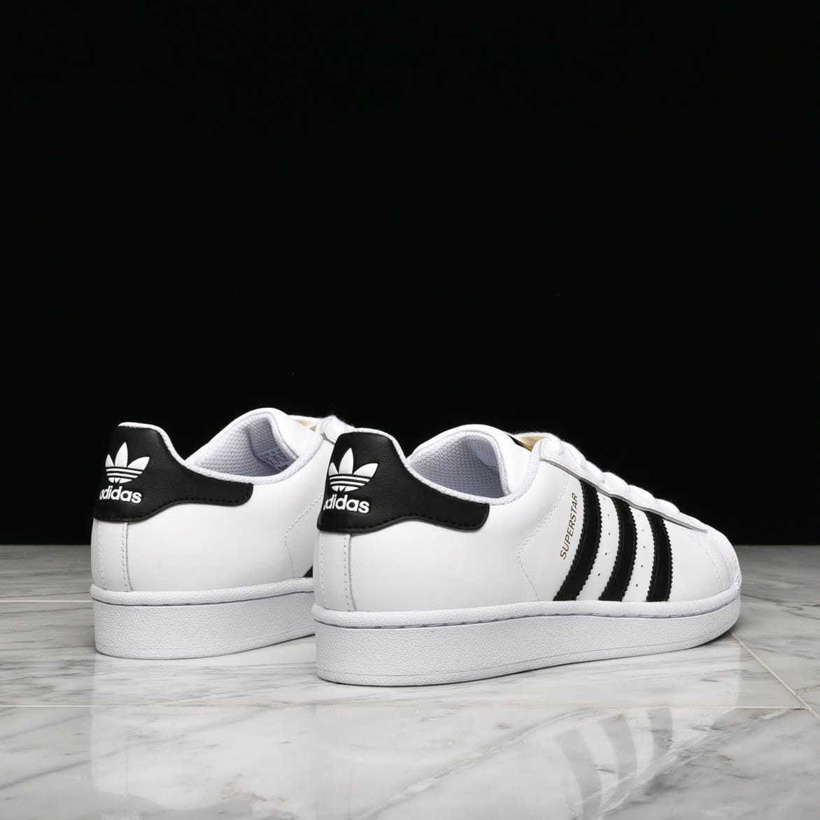 adidas SUPERSTAR (GS) - WHITE / BLACK