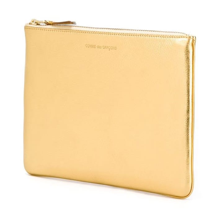 COMME DES GARCONS WALLET GOLD LINE WALLET- GOLD
