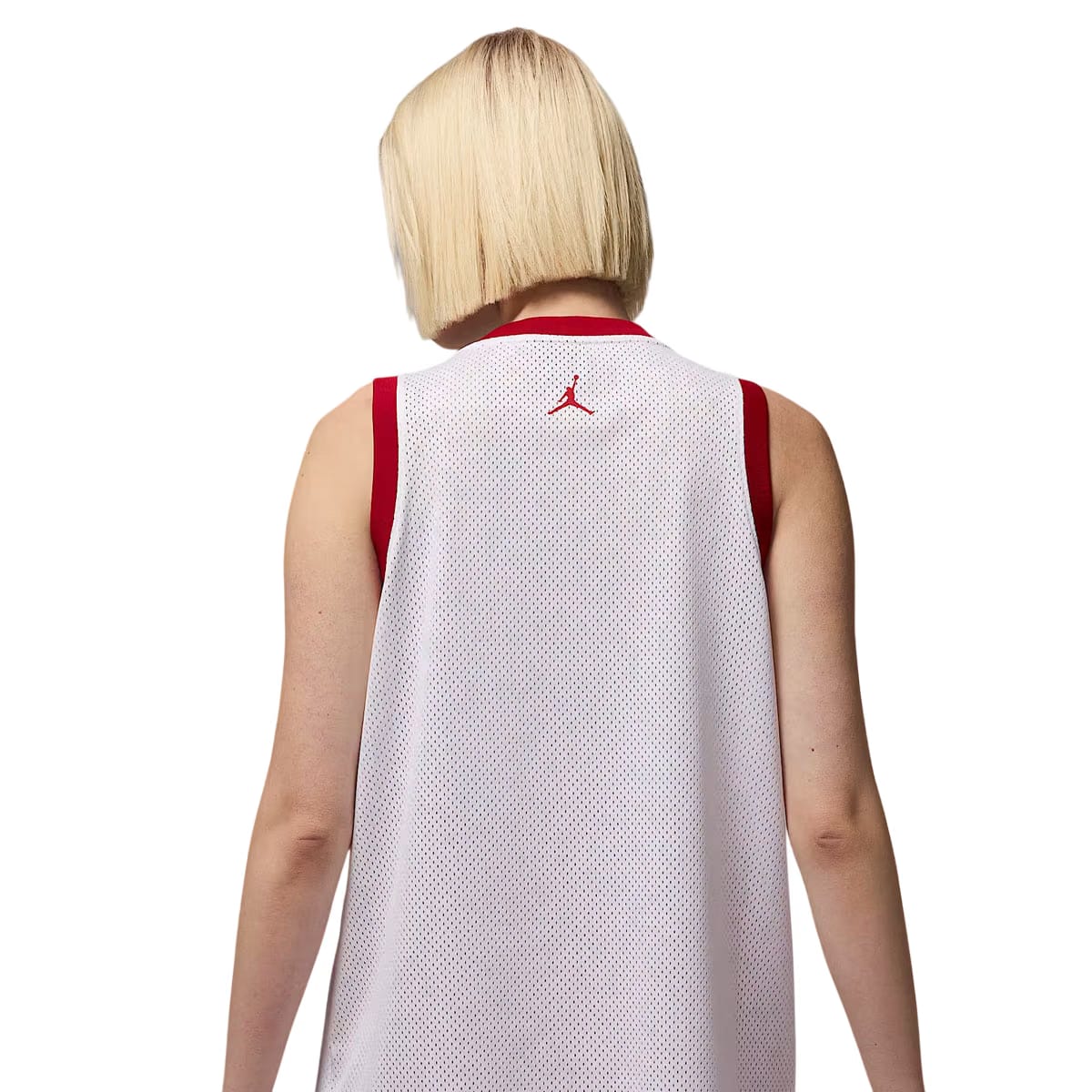 Air Jordan Jersey Tank 'White Varsity Red'