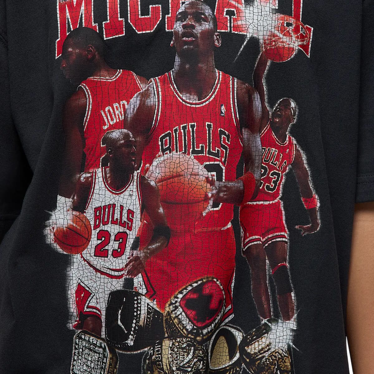 Air Jordan Wmns Oversized Mixtape Tee 'Off-Noir'
