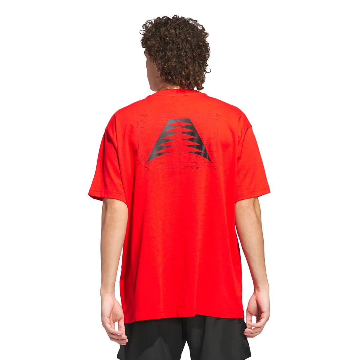 adidas Performance + Anthony Edwards Seasonal Logo Tee 'Active Red'