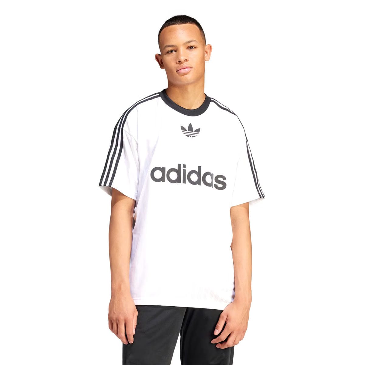 adidas Adicolor Tee 'White Black'