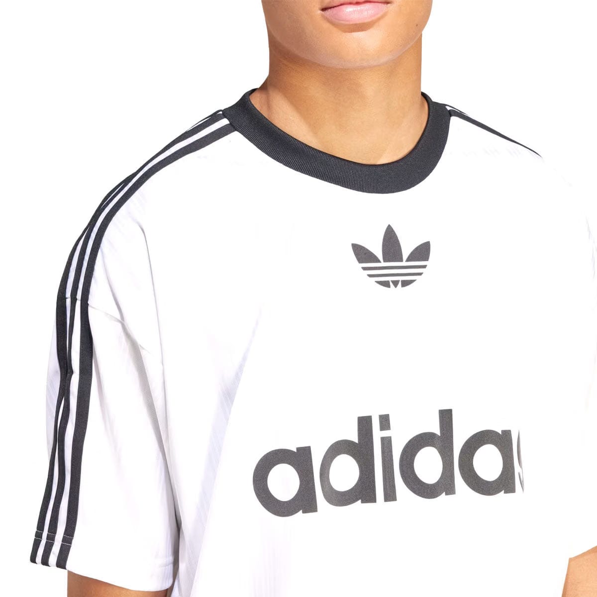 adidas Adicolor Tee 'White Black'