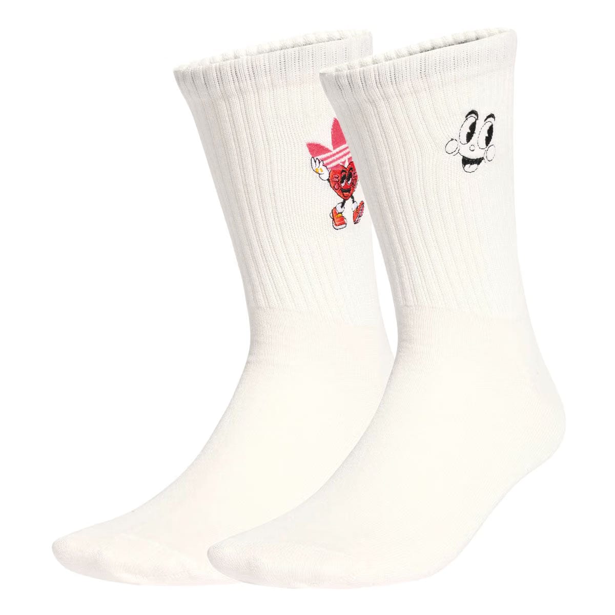 adidas + Made By Nelson Crew Socks 2-Pack 'Cloud White'