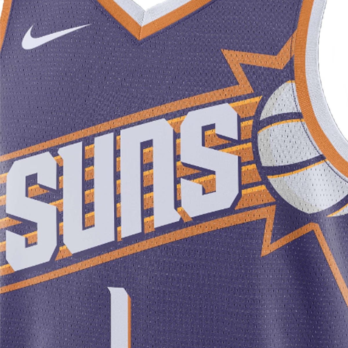 Nike NBA Swingman Jersey Phoenix Suns 23/24 Icon Edition 'New Orchid'