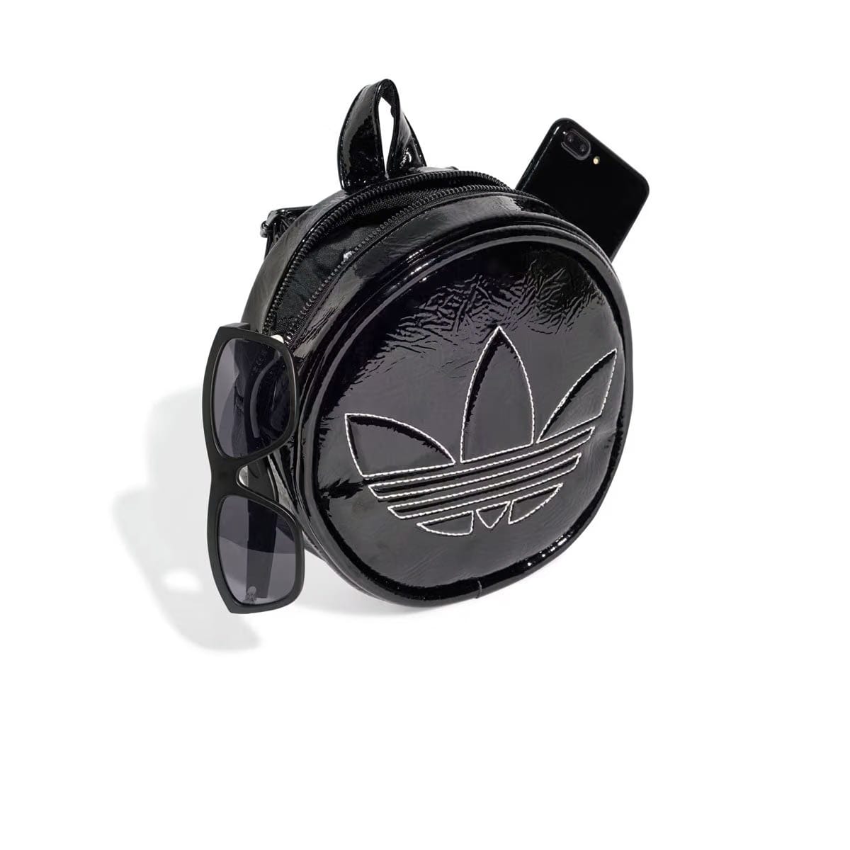 adidas Adicolour Premium Round Backpack 'Black'