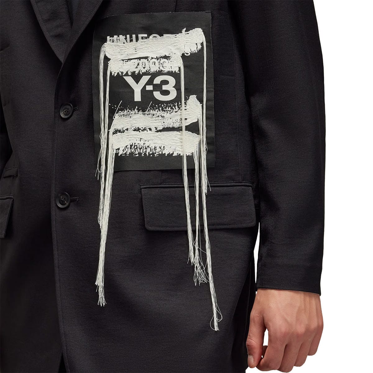 Y-3 Sport Uniform Patch Blazer 'Black'