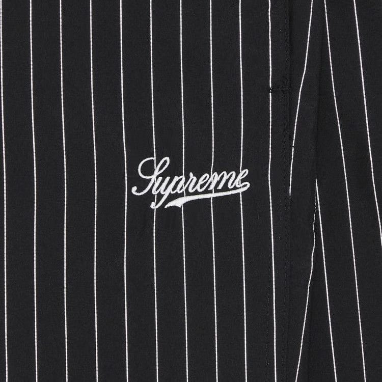 Supreme Reflective Pinstripe Track Pant Black