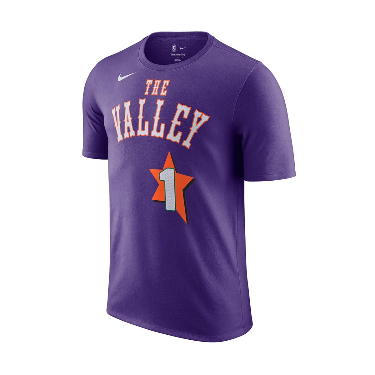 Nike NBA Devin Booker Phoenix Suns Essential City Edition Tee 'Field Purple'