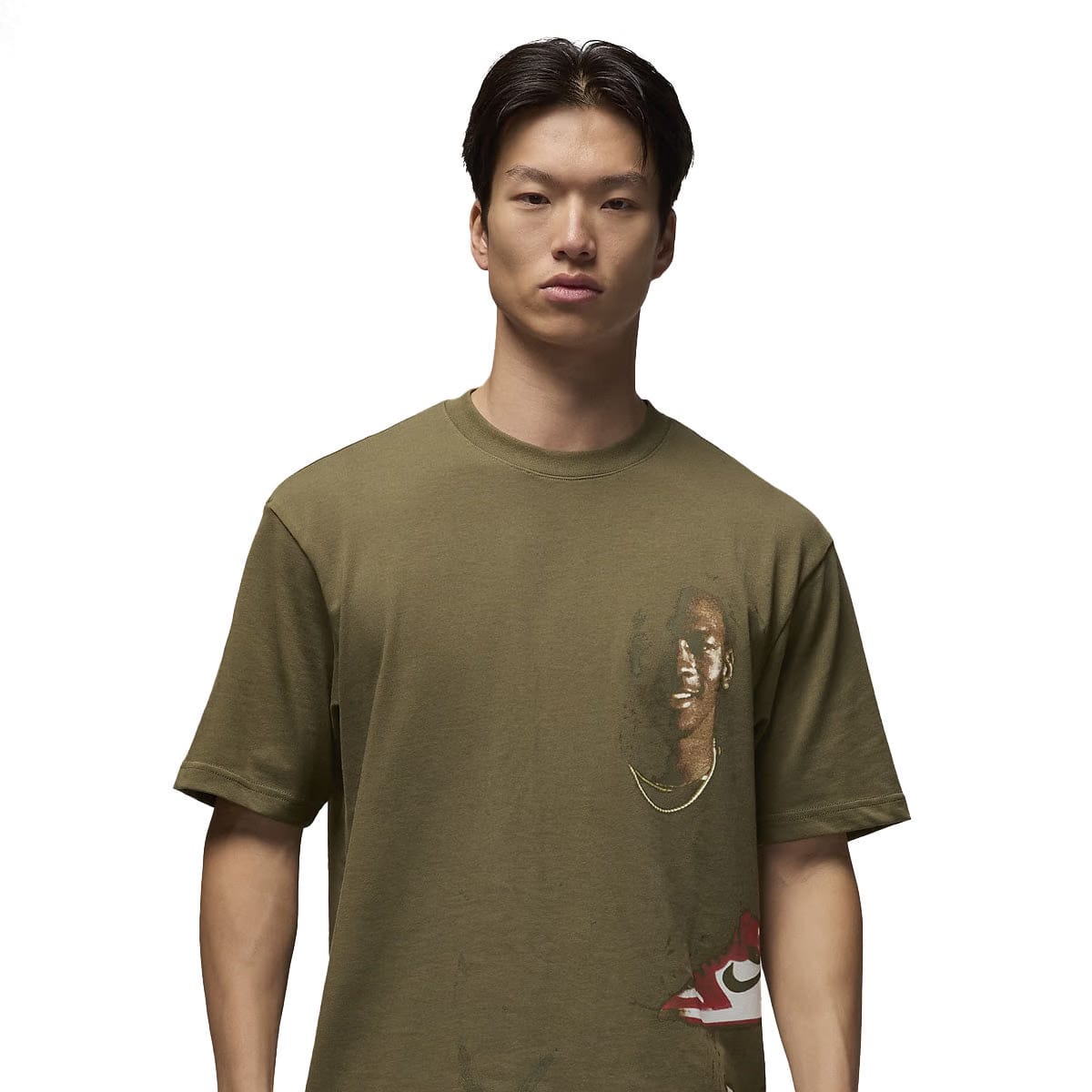 Air Jordan Crew Neck Tee 'Medium Olive'