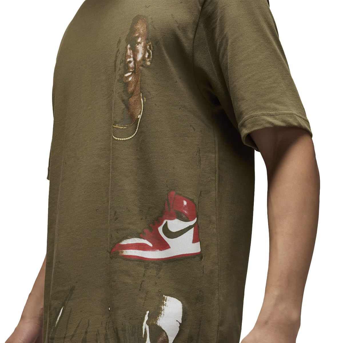 Air Jordan Crew Neck Tee 'Medium Olive'