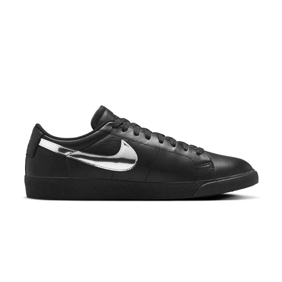 Nike SB '+ Dancer Skateboards SB Zoom Blazer Low 'Black Metallic Silver'
