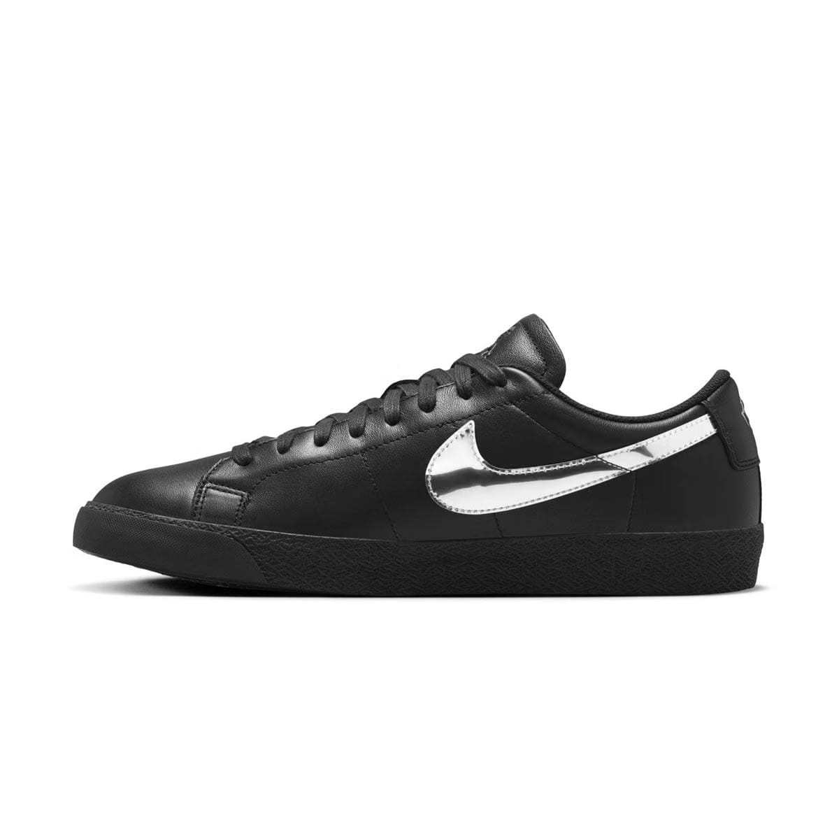 Nike SB '+ Dancer Skateboards SB Zoom Blazer Low 'Black Metallic Silver'