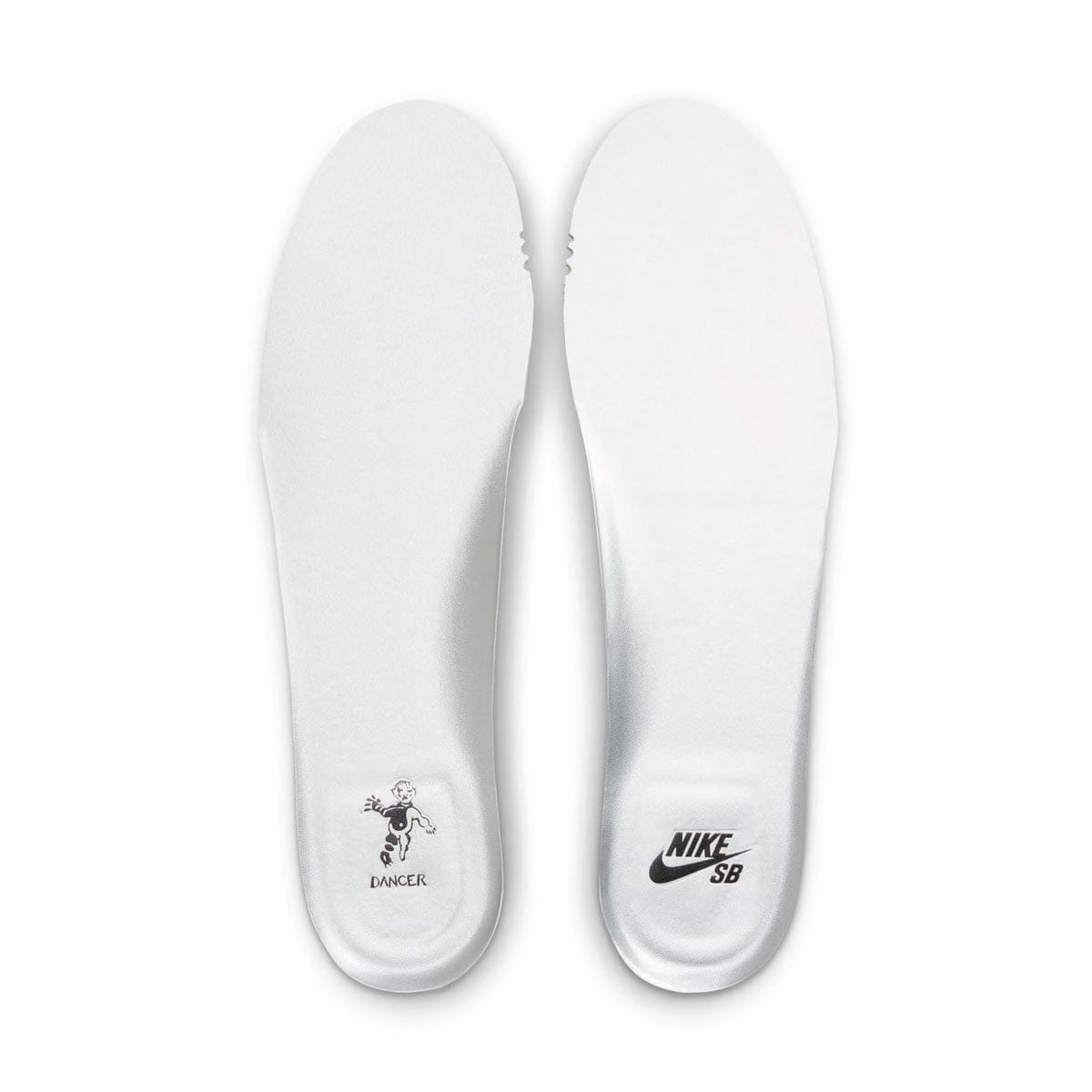 Nike SB '+ Dancer Skateboards SB Zoom Blazer Low 'Black Metallic Silver'
