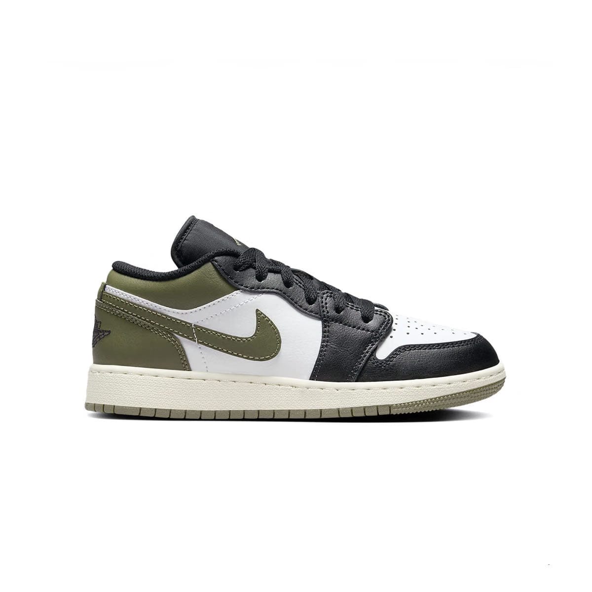 Air Jordan Kids Air Jordan 1 Low 'Black Toe Medium Olive'
