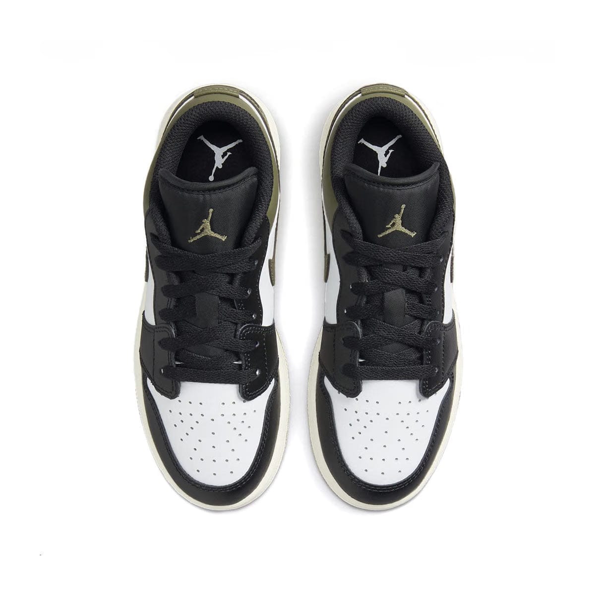 Air Jordan Kids Air Jordan 1 Low 'Black Toe Medium Olive'