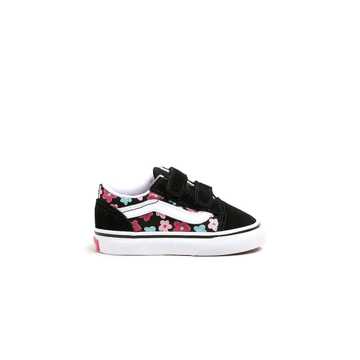 Vans Toddlers Old Skool Hook & Loop 'Flower Glitter'