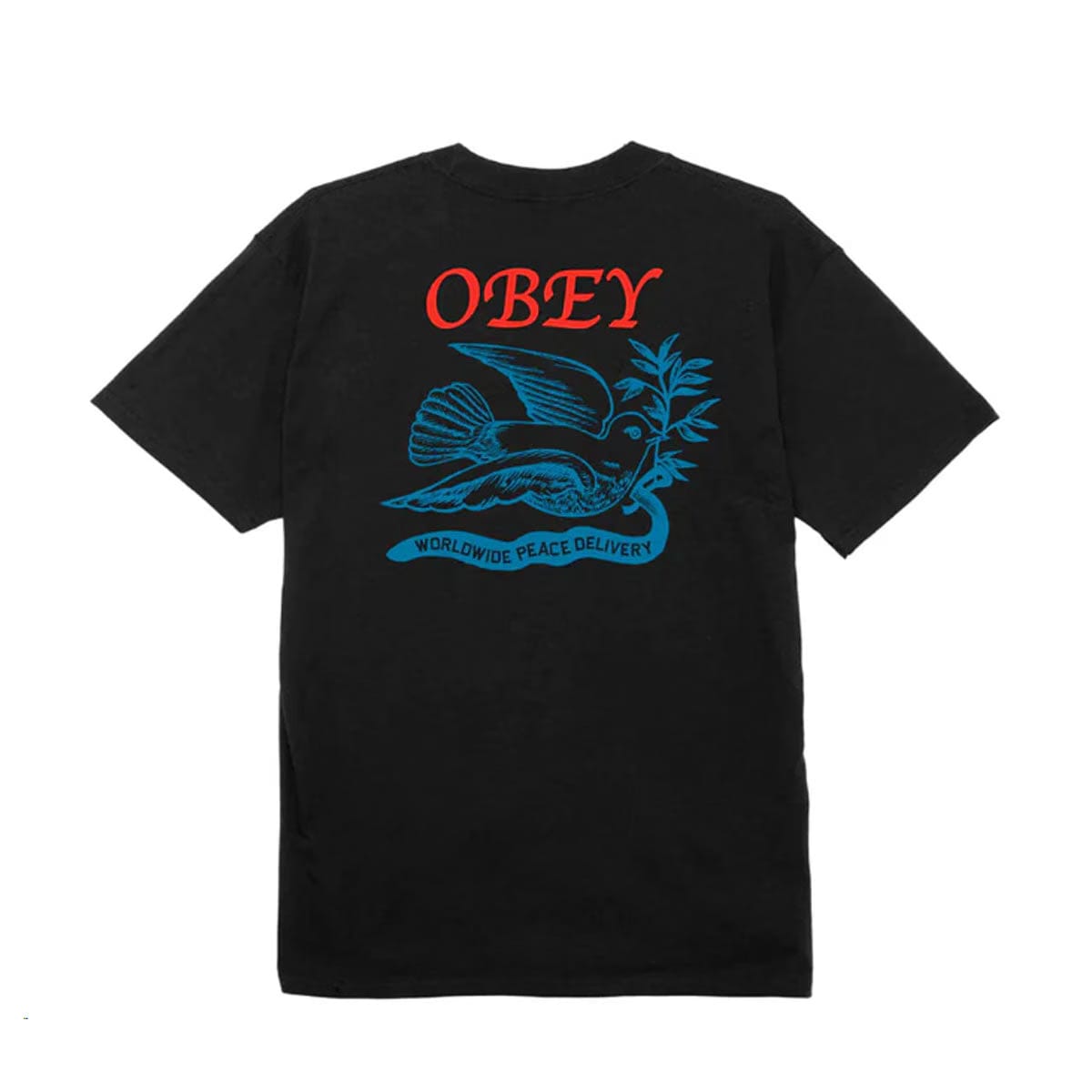 Obey Peace Delivery Dove Tee 'Black'