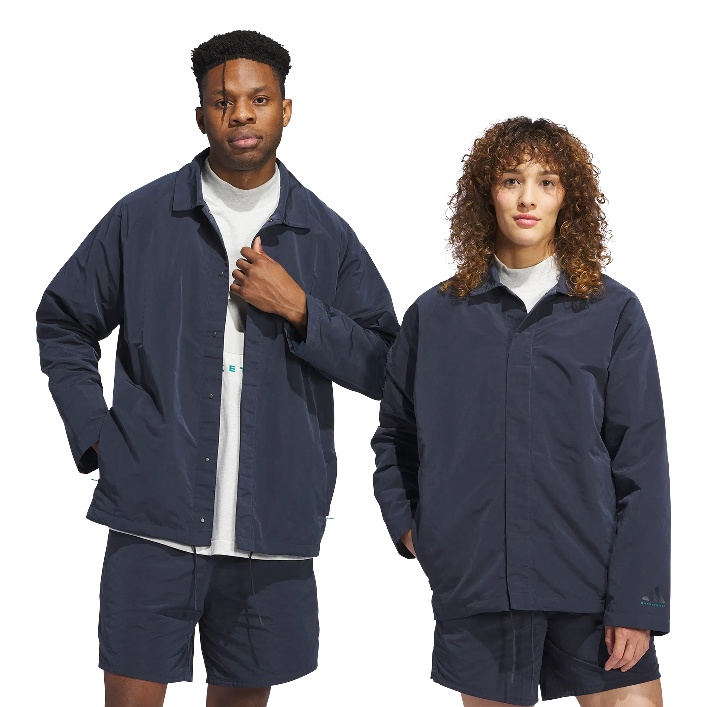 adidas One Basketball Coach Jacket 'Aurora Ink'
