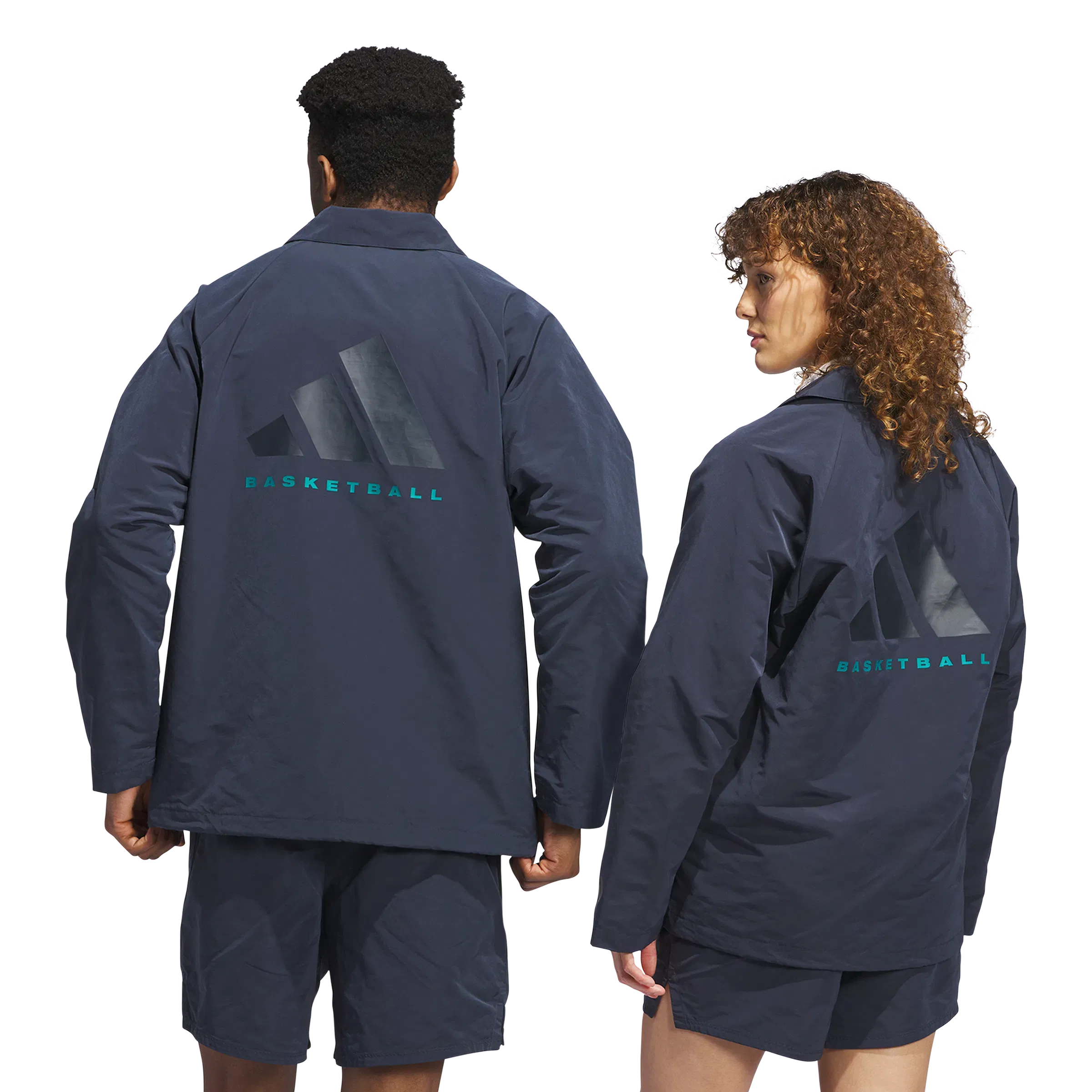 adidas One Basketball Coach Jacket 'Aurora Ink'