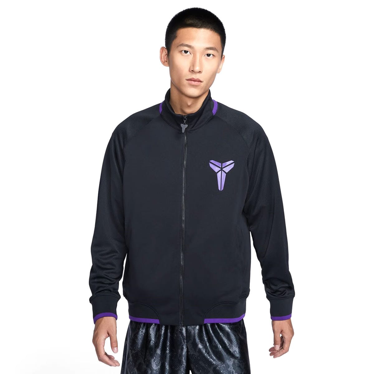 Nike Kobe Dri Fit Basketball Jacket 'Black Field Purple'