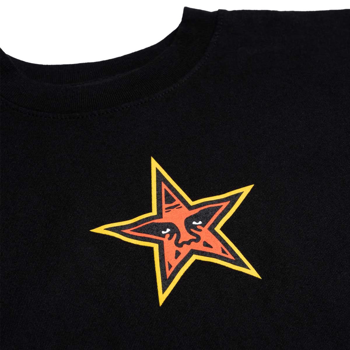 Obey Kids Star Faced Tee 'Black'