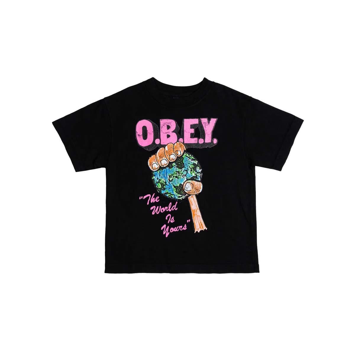 Obey Kids The World Is Yours Tee 'Black'