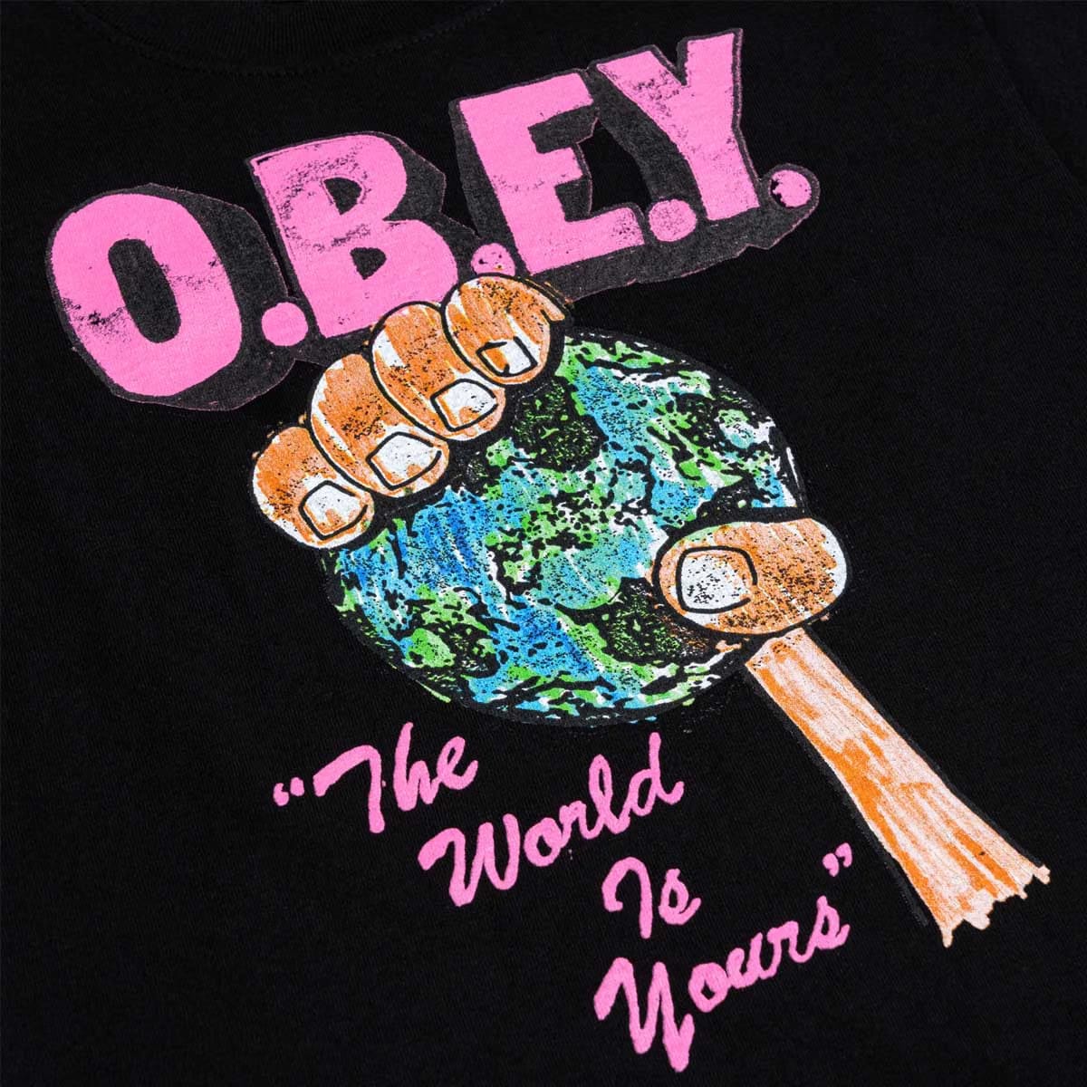 Obey Kids The World Is Yours Tee 'Black'