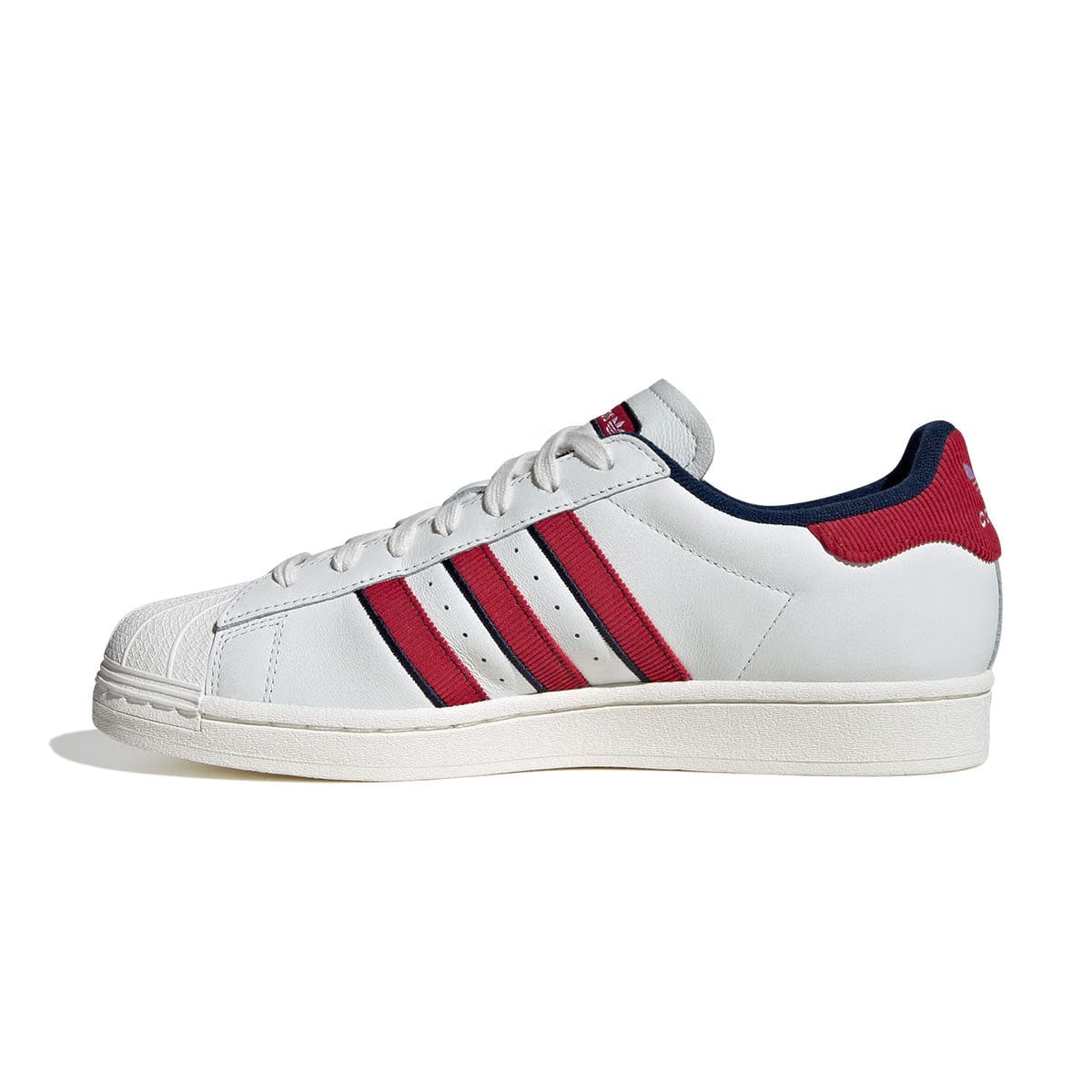 adidas Superstar 'White Team Victory Red Night Indigo'